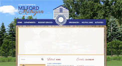 Desktop Screenshot of milfordtownship.com